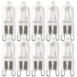 Osram Halogenlampe G9 - 35W (40W) - Dimmbar & Warmweiß - Halogenlampen für dekorative Beleuchtung, dimmbar und mit 460 Lumen Helligkeit. Ideal für stimmungsvolles Licht in jedem Raum. Pro Packung 10 Stück.