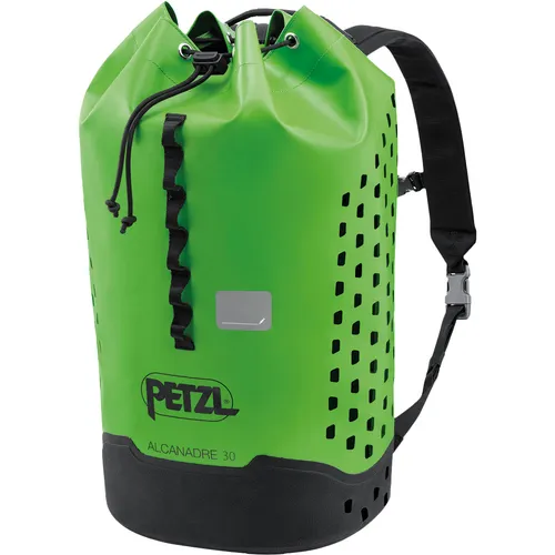 Petzl Alcanadre Club 30 Transportsack - Grün/Schwarz - Zubehör für Canyoning: Anwenderfreundlicher 30L Transportsack mit gepolsterten Schultergurten für maximalen Tragekomfort und schnellem Wasserabfluss.
