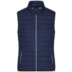 Ladies' Down Vest Leichte Daunenweste blau/grau, Gr. L - Elegante Damen Daunenweste in blau/grau, Größe L. Ideal für die Übergangszeit, aus leichtem, wind- und wasserabweisendem Material. Praktische Taschen und taillierter Schnitt sorgen für Komfort und Stil.