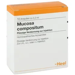 Mucosa Compositum Ampullen - Praktische Ampullen mit geprüfter Qualität für die Unterstützung der Pflege. Ideal zur Anwendung bei verschiedenen Bedürfnissen.