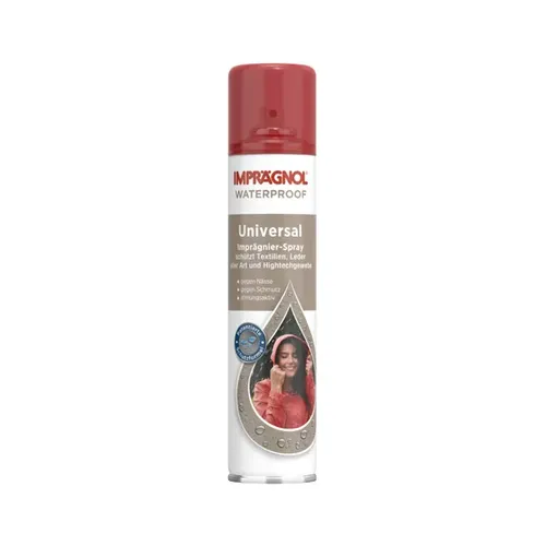 Brauns Heitmann Imprägnol Universal Imprägnierspray 400 ml - Waschmittel & Imprägnierung für Schuhe, Kleidung und Taschen mit patentierter Rezeptur für langanhaltenden Schutz gegen Schmutz und Feuchtigkeit.
