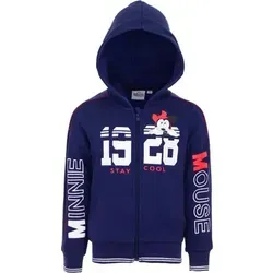 Disney Minnie Maus Hoodie für Kinder 5 Jahre - Blau - Kinder-Sweater mit einzigartigem Mickey-Mouse-Print zum 100-jährigen Jubiläum von Disney. Weiches, atmungsaktives Material für ultimativen Tragekomfort.
