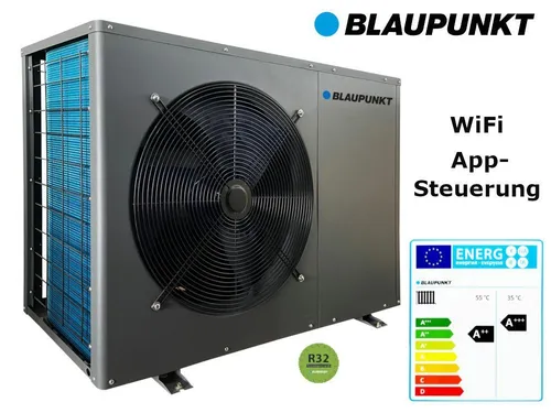 Blaupunkt Monoblock Wärmepumpe Luft/-Wasser 6 kW BLP06P1V2MR32 Wifi BAFA - Sonstige, effiziente Heizlösung mit Wifi-Steuerung für komfortable Temperaturregelung in Ihrem Heim oder Garten.