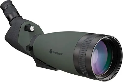Bresser Spektiv Pirsch 25x-75x100 - Wasserdichtes Spektiv mit 75-facher Vergrößerung, ideal für Jäger und Naturbeobachter, inklusive Sonnenblende und Bereitschaftstasche