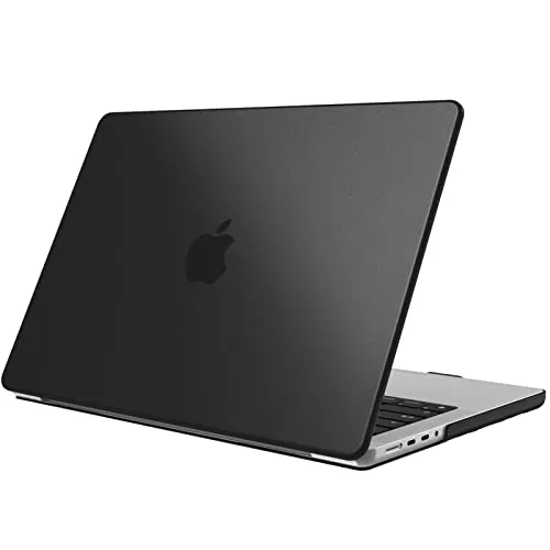 Fintie Hülle Kompatibel mit MacBook Pro 14 Zoll M5 M4 M3 M2 M1 Pro/Max (2026-2021) A3426 A3427 A3434 A3112 A3401 A3185 A2992 A2918 A2779, Schutzhülle Kompatibel mit MacBook Pro 14'', Schwarz(Matt)