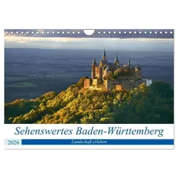 Sehenswertes Baden-Württemberg (Wandkalender 2026 DIN A4 quer) CALVENDO Monatskalender von www.ul-foto.com/ Ulrike Leinemann/ Calvendo/ Www. Ul-Foto.