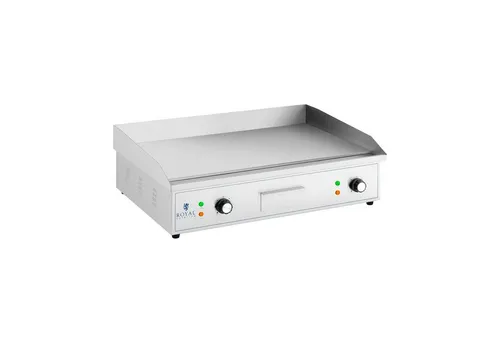Royal Catering Elektrogrill Doppelgrillplatte 72,7 x 42 cm - Grills für Gastronomie: Hochwertige Gusseisenplatte mit 4400 W, ideal für knusprige Steaks, Burger und mehr. Perfekt für Großküchen und Catering.