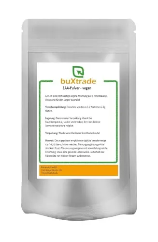 EAA | Pulver | Aminosäuren | Vegan | Buxtrade 500 g