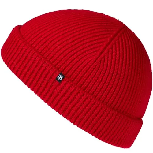 Enter the Complex® Fisherman Beanie - 100% Merino Wolle - Strickmützen für Herren, aus 100% Merinowolle, weich, windabweisend und temperaturregulierend – ideal für jede Wetterlage.