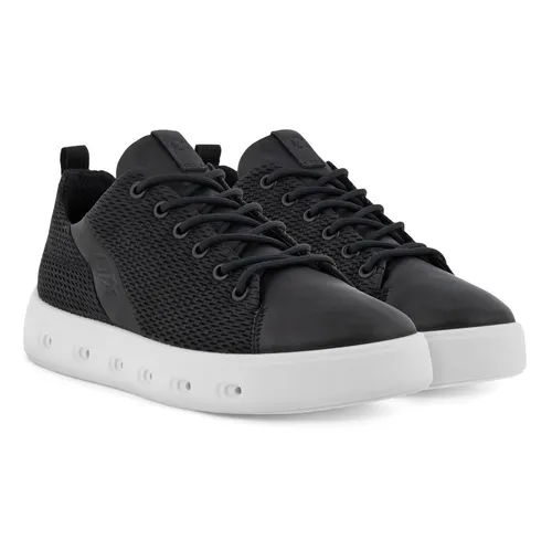 ECCO Sneaker Street 720 (Leder/Mesh, robust, wasserdicht) schwarz Damen, Größe Euro (US): 40 - Der ECCO STREET 720 kombiniert modernen Stil mit praktischem GORE-TEX SURROUND Schutz. Ideal für den Alltag, bietet er dank der speziellen Konstruktion ein hervorragendes Fußklima.