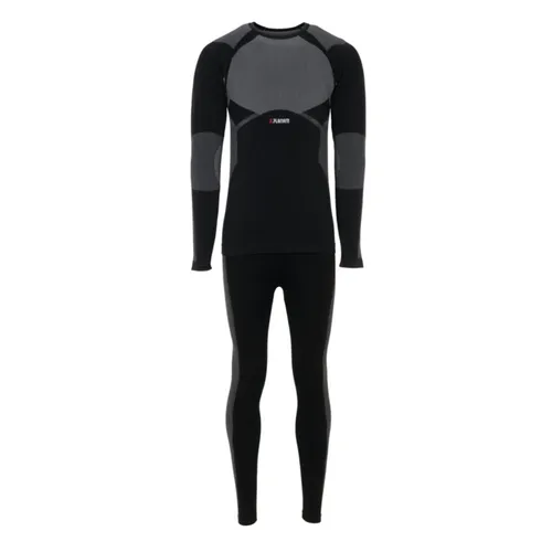 Planam Funktionsunterwäsche Set Fit schwarz Gr. XXL/XXXL - Bequeme Unterwäsche aus 69% Nylon, ideal für kalte Tage, sorgt für optimale Wärme und Feuchtigkeitsregulierung.