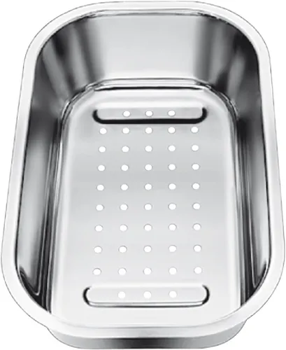 Blanco Resteschale Edelstahl CLASSIC 6S - Küchenspülen & Spülbecken, hochwertige Edelstahl-Resteschale für 1,5 Becken, ideal für eine praktische Küchenorganisation.