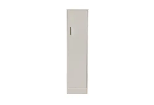 HTI-Living Mehrzweckschrank Küchenschrank Kombi S Blanca Weiß - Mehrzweckschrank in Weiß mit 4 Fächern und 1 Tür, ideal für Küchen oder kleine Räume – praktisch und platzsparend.