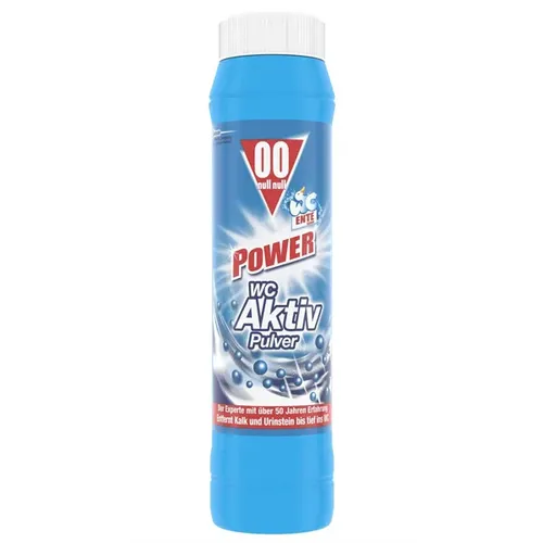 WC-Reiniger Power WC Aktiv Pulver 1kg - Effektiver WC-Reiniger mit schäumender Aktivhygiene, der Kalk, Schmutz und Gerüche kraftvoll bekämpft. Ideal für eine gründliche Reinigung und frischen Duft.