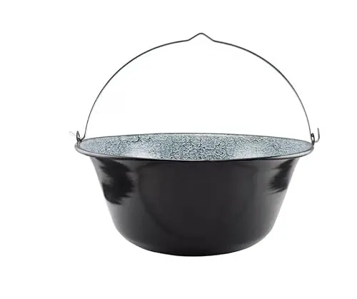 Perfect Home 16L Emaille Gulaschtopf - Traditioneller Outdoor-Kochkessel