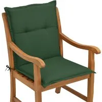 Beautissu Polsterauflage Loft NL, 100x50x6cm, dunkelgrün - Auflage für Niederlehnerstühle, bietet hohen Komfort und ist pflegeleicht, ideal für Gartenmöbel und Sitzgelegenheiten im Freien.