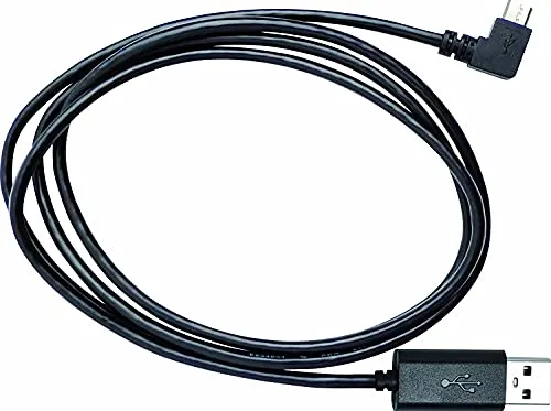 Sena USB Ladekabel schwarz für Frauen - Micro-USB auf USB-A Stecker mit abgewinkeltem Anschluss, ideal für Sena Produkte. Praktisch und stylish für den täglichen Einsatz.