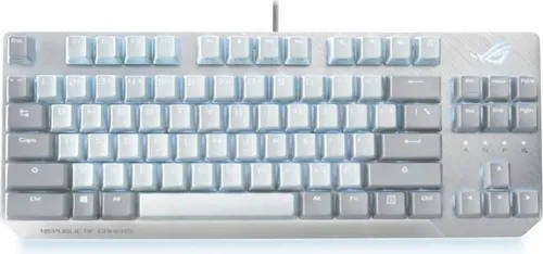 Asus ROG STRIX SCOPE NX TKL ML Tastatur - Gaming-Tastatur im kompakten TKL-Design mit französischem Layout, ausgestattet mit schnellen NX-Switches für präzise Eingaben und optimales Spielerlebnis.