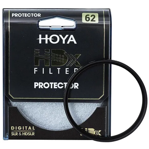Hoya HDX PROTECTOR 62mm - Hochwertiger Schutzfilter - Filter für Objektive mit 62mm Durchmesser, schützt vor Kratzern und Staub, ideal für Fotografen, die ihre Ausrüstung optimal sichern möchten.