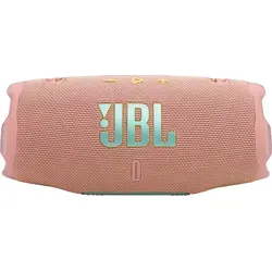 JBL Charge 6 - Tragbarer Bluetooth-Lautsprecher in Pink - Tragbarer Lautsprecher mit kraftvollem JBL Pro Sound und AI Sound Boost-Technologie für beeindruckende Klangerlebnisse. IP68-zertifiziert, ideal für Outdoor-Aktivitäten und bis zu 28 Stunden Akkulaufzeit.