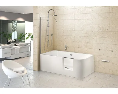 Badewannen Set OTTOFOND Free Gate 80 x 180 cm - Sanitäranlagen & Zubehör, hochwertiges Acrylmaterial für eine langlebige und pflegeleichte Badewanne