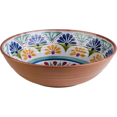 APS Salatschüssel Arabesque, Melamin 31 cm - Schalen & Schüsseln – Bruchfeste Salatschüssel in spanischer Optik, spülmaschinengeeignet und ideal für den Einsatz im Haushalt oder beim Camping.