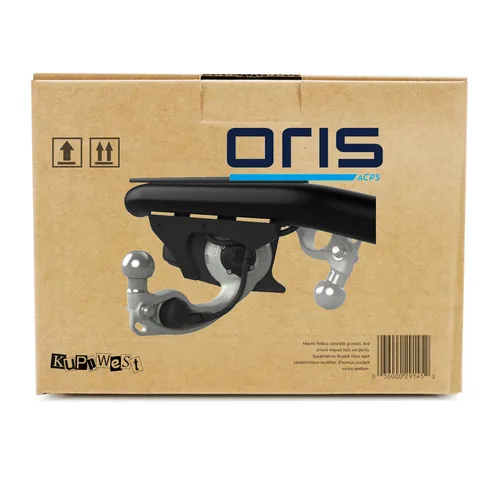 Acps-Oris Anhängevorrichtung ORIS DUO E3 FIX4BIKE® 400-056 - Hochwertige Anhängerkupplung für Fahrräder, schnell montierbar und ideal für den sicheren Transport von bis zu 2 Bikes.