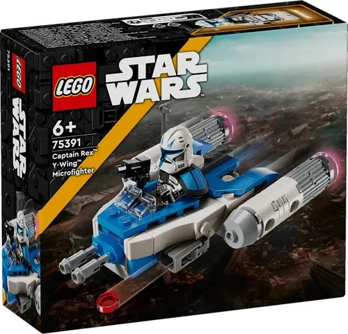 LEGO Star Wars Captain Rex Y-Wing Microfighter 75391 - Mini Sternenjager für kreative Missionen, inklusive exklusiver Captain Rex Minifigur und digitale Bauanleitungen