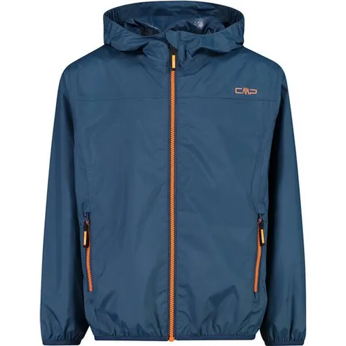 CMP Unisex Kinder Giacca Da Pioggia - Regenjacke für Kinder, 140 EU - Funktionsjacke, wind- und wasserdicht (WP 5.000) mit vollständig getapten Nähten, ideal für nasse Tage; lässt sich platzsparend zusammenfalten und verstauen.