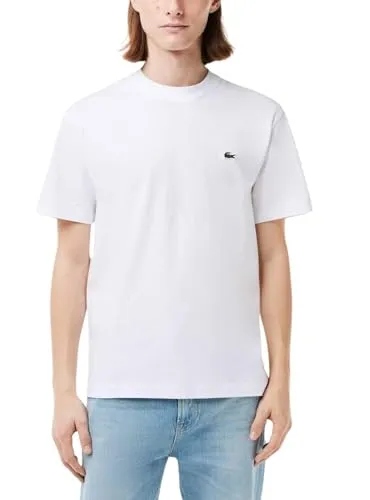 Lacoste Herren T-Shirt Rundhals TH7318 - T-Shirts für Herren, klassisches Design mit Logo und bequemem Regular Fit, ideal für den lässigen Alltag.