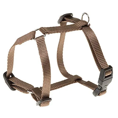 Ferplast Pettorina Cane Taglia Piccola CHAMPION XS, Pettorina Gatto Regolabile in 3 Punti, Facile da Indossare, Torace 25-38 cm. Marrone