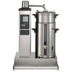 Bonamat Rundfilter Kaffeemaschine B10 L/R Links, 10 Liter - Robuste Filterkaffeemaschine mit 10-Liter-Vorratsbehälter. Ideal für große Mengen, einfach zu bedienen und mit digitaler Steuerung für präzise Brühparameter.