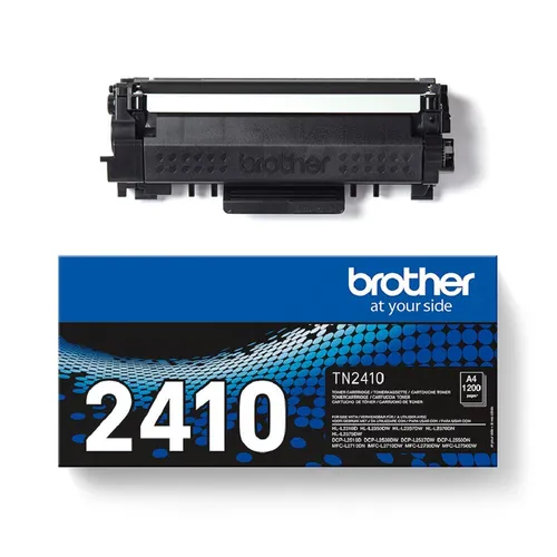 Brother TN-2410 Toner Doppelpack - Schwarz - Doppelpack mit zwei Tonern für hohe Druckkapazität, ideal für Büroanwendungen und kosteneffizientes Drucken.