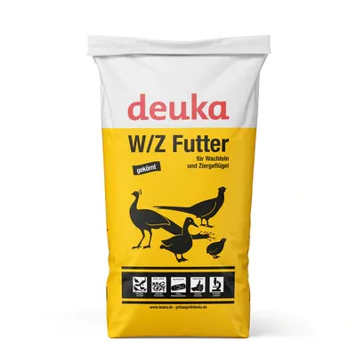 Deuka W/Z Futter gekörnt für Geflügel - Hochwertiges Futter für Fasan, Wachtel & Co., ohne Coccidiostatika, ideal für gesunde Aufzucht in der Geflügelhaltung.