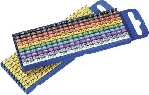 HellermannTyton WIC3-0-9-PA-YE-C1 Kennzeichnungsclip für Kabelmarkierungen - Ideal für die nachträgliche Montage auf Kabeln mit einem Außendurchmesser von 4.30 bis 5.30 mm. Der Clip sitzt dank hoher Materialspannung sicher und lässt sich einfach mit dem WIC Tool aufklicken.