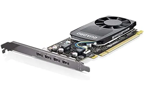 Lenovo ThinkStation NVIDIA Quadro P620 2GB GDDR5 - Grafikkarte für professionelle Anwendungen, bietet hohe Grafikleistung mit 4 Mini DisplayPort-Anschlüssen für Multimonitor-Betrieb.