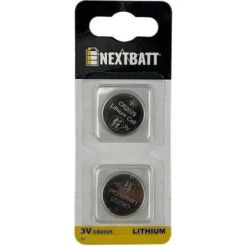 OEM NextBatt Button Cell Battery CR2025, 3V - 2-pack (2 Stk., CR2025) (NB-CR25)