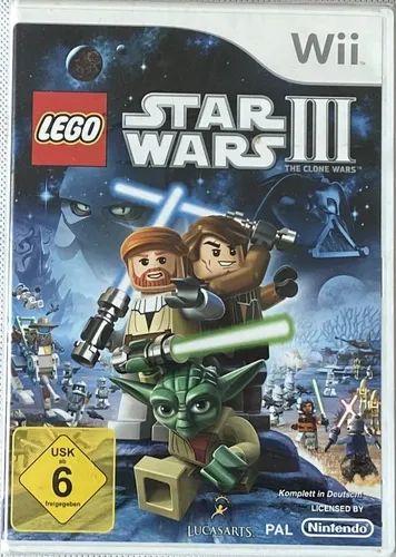 LEGO Star Wars III: The Clone Wars (Nintendo Wii) - Sealed OVP VGA WATA ready - Action & Abenteuer-Spiel für Nintendo Wii, originalverpackt und in perfektem Sammlerzustand, ideal für Fans und Sammler!