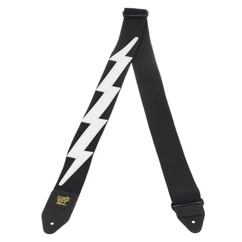 E-Guitar Strap White Lightning