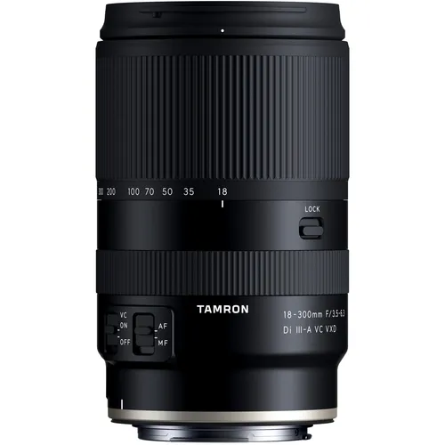 Tamron 18-300mm F/3.5-6.3 Di II-A VC VXD für Canon RF-Mount - Objektive für Systemkameras mit Megazoom-Funktion, ergonomischem Design und leichtem, kompaktem Format – ideal für Reisefotografie.