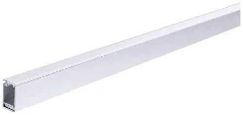 Paulmann 78405 Profil Aufbau Aluminium (eloxiert), Satin - Zubehör für Leuchten mit eindrucksvollem indirekten Licht, wählbare Lichtstärken und RGBW-Farbwechsel für individuelle Stimmung. Perfekt für Fliesenspiegel!