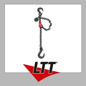 SAFETEX Chain Sling 1 Leg mit Verkürzungsclutches 1m WLL2000kg - VJ Equipment, robust und sicher für schwere Lasten bis 2000 kg, ideal für professionelle Anwendungen.