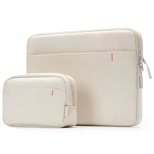 Inateck 360° Schutz Laptoptasche Hülle, Kompatibel mit 13 Zoll MacBook Air M4 2025, M1/M2/M3 2018-2024, 13 Zoll MacBook Pro M1/M2 2016-2022, 12.3 Zoll Surface Pro 11/10/9/X/8/7/6/5/4/3