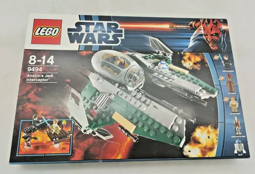 LEGO Star Wars: Anakins Jedi Interceptor (9494) - LEGO Set für Fans ab 8 Jahren, 300 Teile für kreativen Bau-Spaß, erlebe das Abenteuer aus Star Wars mit Anakins Jedi Interceptor in detailgetreuer Nachbildung.