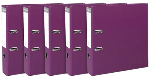 EXACOMPTA PP-Ordner Premium A4 80 mm fuchsia 5er Pack