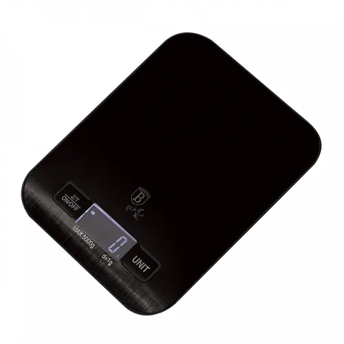 Berlinger Haus BH-9425 Elektronische Küchenwaage - Küchenwaage mit transparentem Design aus langlebigem Keramik, ideal für präzises Abmessen von Zutaten beim Kochen und Backen.