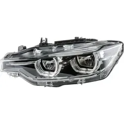 HELLA LED Scheinwerfer für BMW 3 F30 F80 & Touring F31 links - Frontscheinwerfer mit 5 Leuchtefunktionen, inkl. Abblend- und Fernlicht (LED), ideal für sicheres Fahren bei Nacht. SAE-geprüft und passend für BMW.