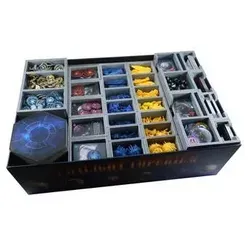 FS-TI4+ - Insert für Twilight Imperium Prophecy of Kings - Effizienter Insert für die Erweiterung Twilight Imperium: Prophecy of Kings, verbessert den Spielablauf und die Aufbewahrung. Schneller Zusammenbau mit enthaltenem Kleber und Anleitung.