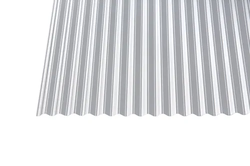 PVC Wellplatten Profilplatten Micro | 0,7 mm | Sinus 32/8 | Klar