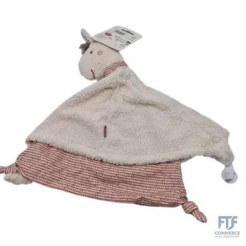 Fehn Schmusetuch Baby Spielzeug Lama - Schnuffeltuch für Neugeborene - Kuschelti